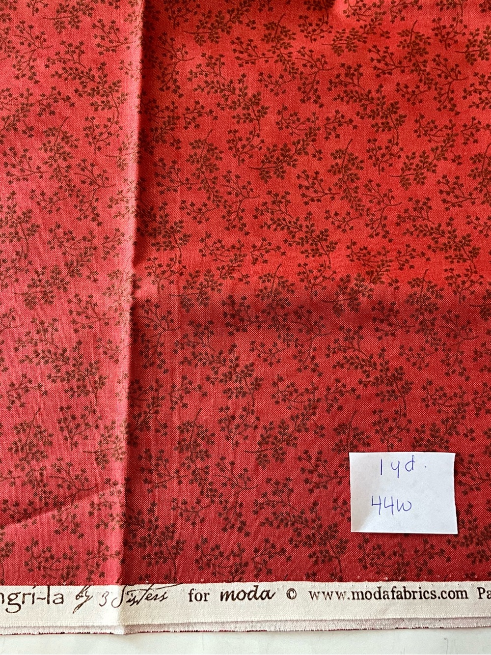 Quilt Sewing Moda Fabrics Pattern # 13552 #3885 #9021 #9244 Red Blue Floral - Picture 3 of 6